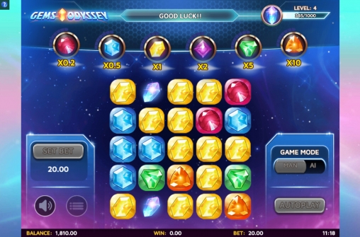 Gems Odyssey (Одиссея самоцветов) из раздела Развлекательные игры